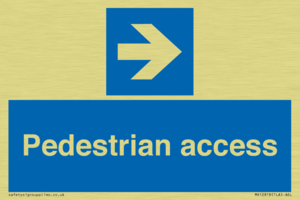 Pedestrian access